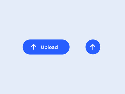 An example of two 'buttons' that are actually flat rounded shapes